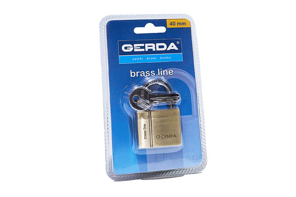 Brass Padlock Gerda